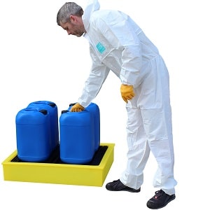 Spill Containment Poly Can Tray