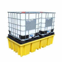 double IBC plastic spill pallet