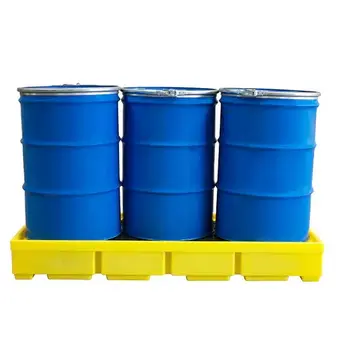 Plastic Spill Containment pallet for 3 Drums