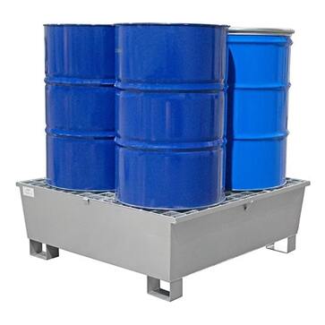 4 drum spill pallet made by steel